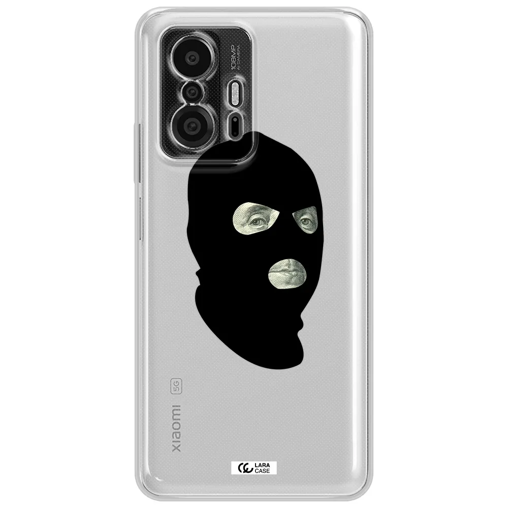 A Person Wearing A Mask Xiaomi 11T Pro Clear Tpu Case