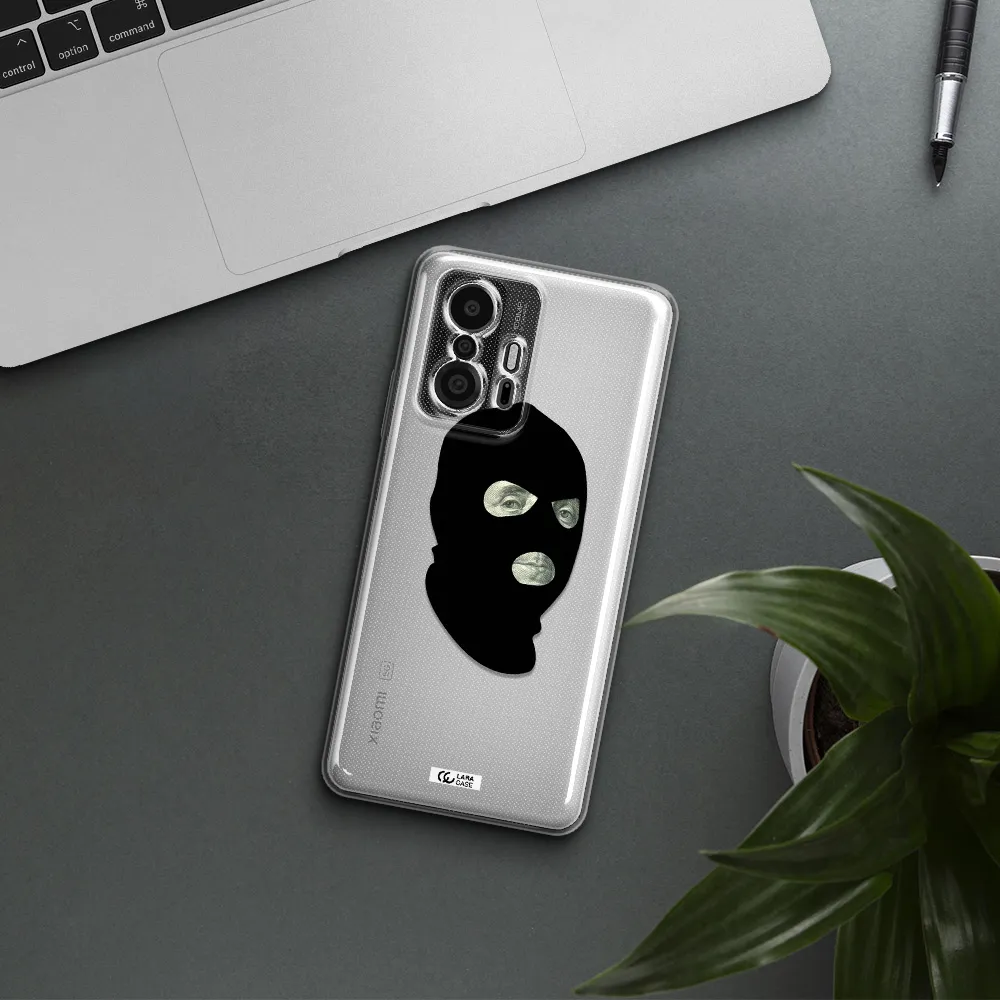 A Person Wearing A Mask Xiaomi 11T Pro Clear Tpu Case
