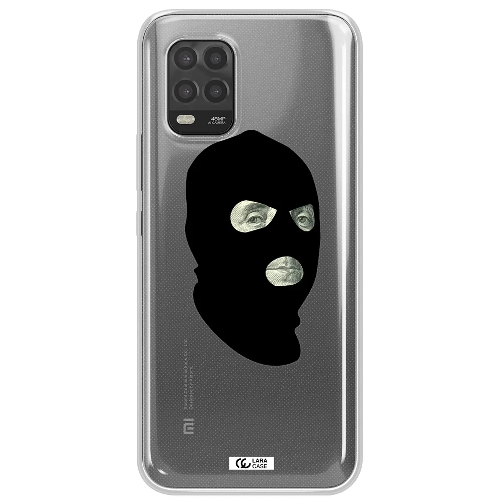 a person wearing a mask Xiaomi Mi 10 Lite Clear TPU Case