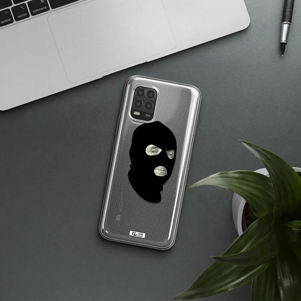 a person wearing a mask Xiaomi Mi 10 Lite Clear TPU Case