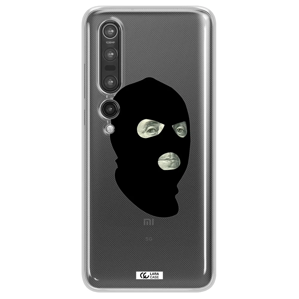 a person wearing a mask Xiaomi Mi 10 Pro Clear TPU Case