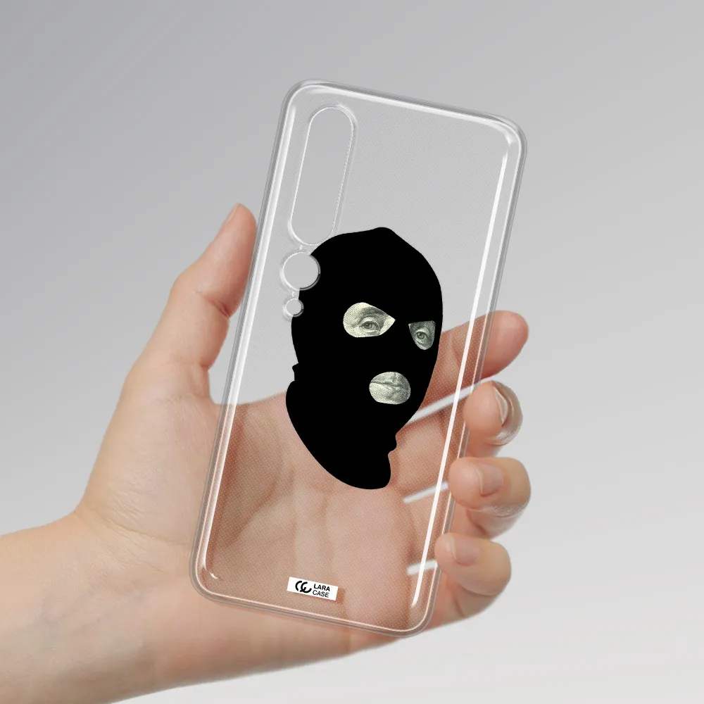 a person wearing a mask Xiaomi Mi 10 Pro Clear TPU Case