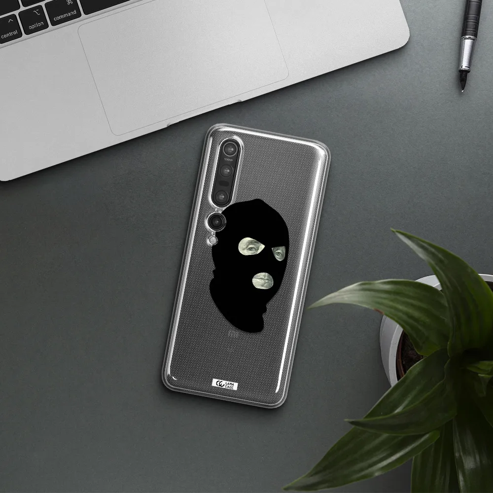 a person wearing a mask Xiaomi Mi 10 Pro Clear TPU Case