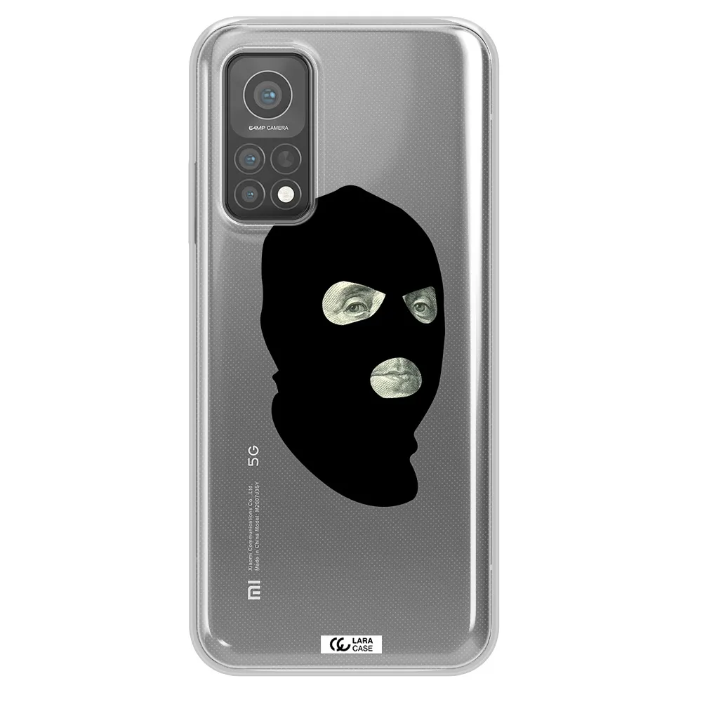 a person wearing a mask Xiaomi Mi 10 T Pro Clear TPU Case