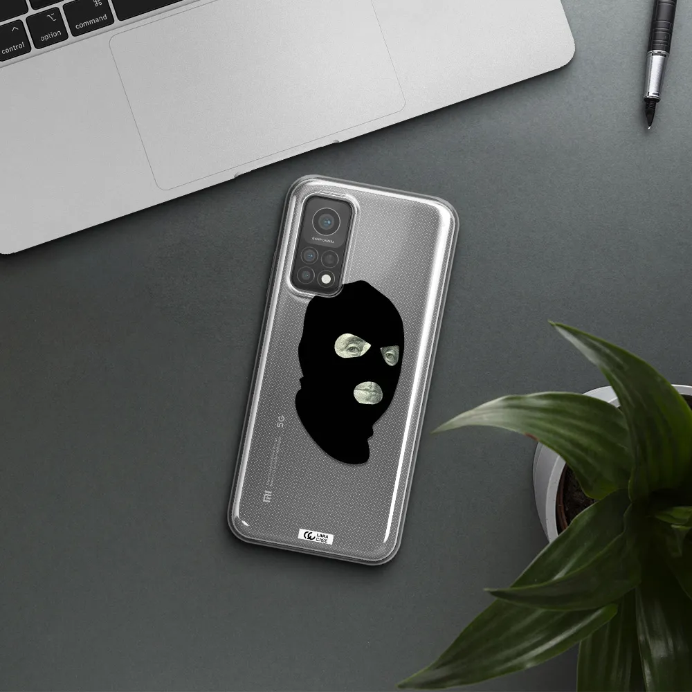 a person wearing a mask Xiaomi Mi 10 T Pro Clear TPU Case