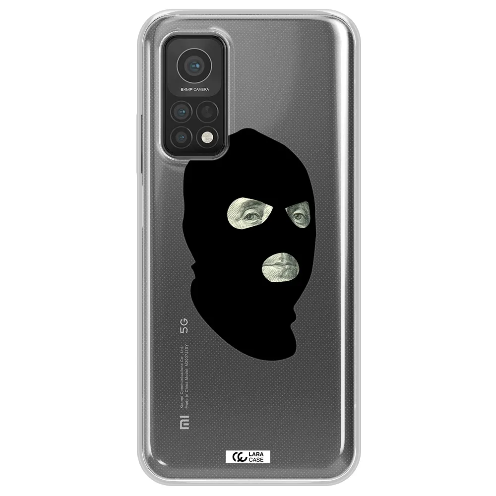 a person wearing a mask Xiaomi Mi 10T Clear TPU Case