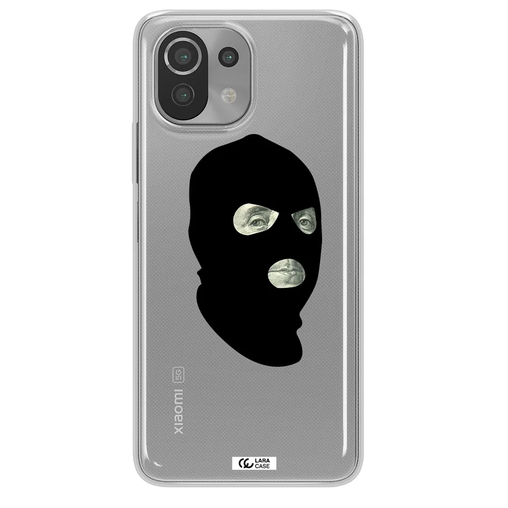 a person wearing a mask Xiaomi Mi 11 Lite Clear TPU Case