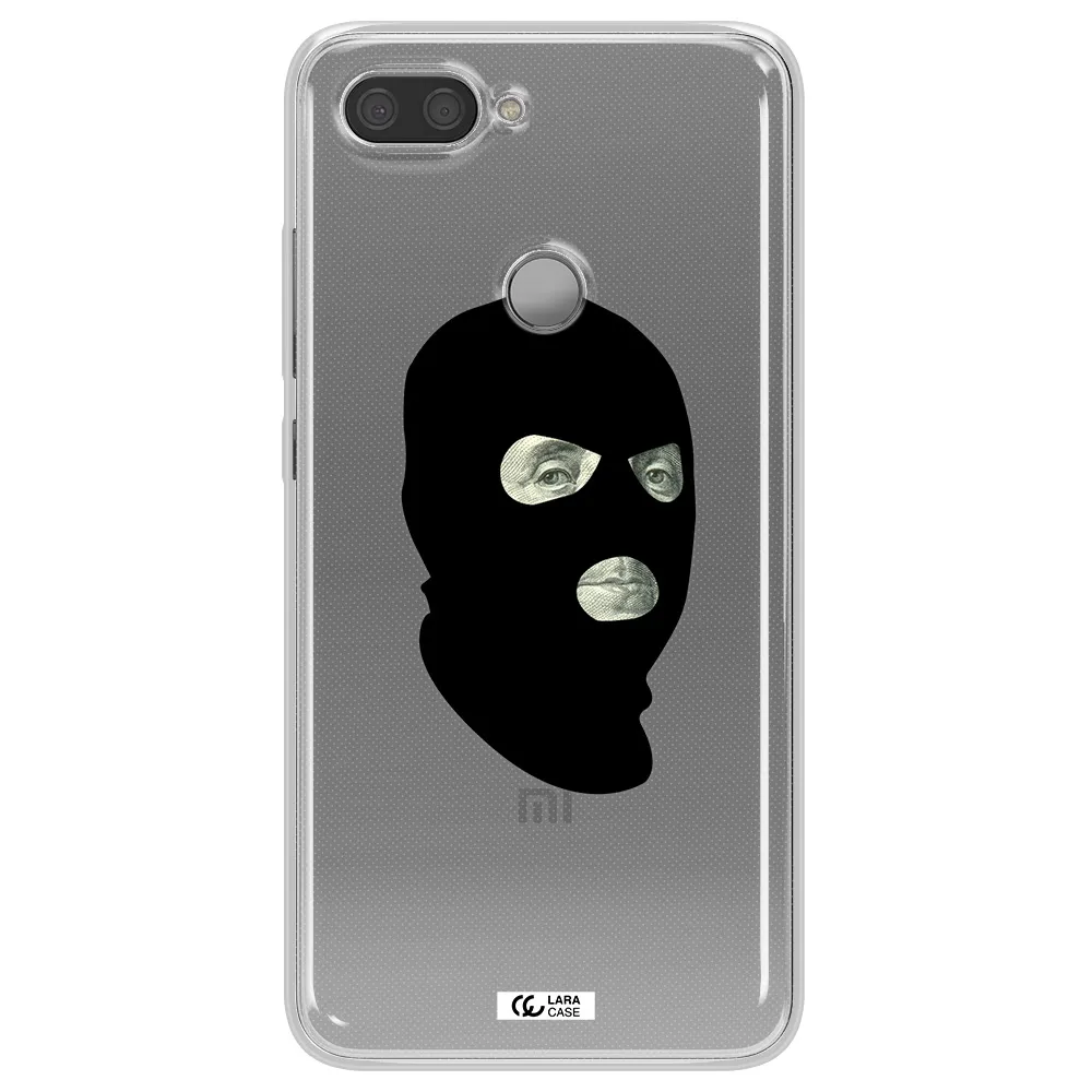 a person wearing a mask Xiaomi Mi 8 Lite Clear TPU Case
