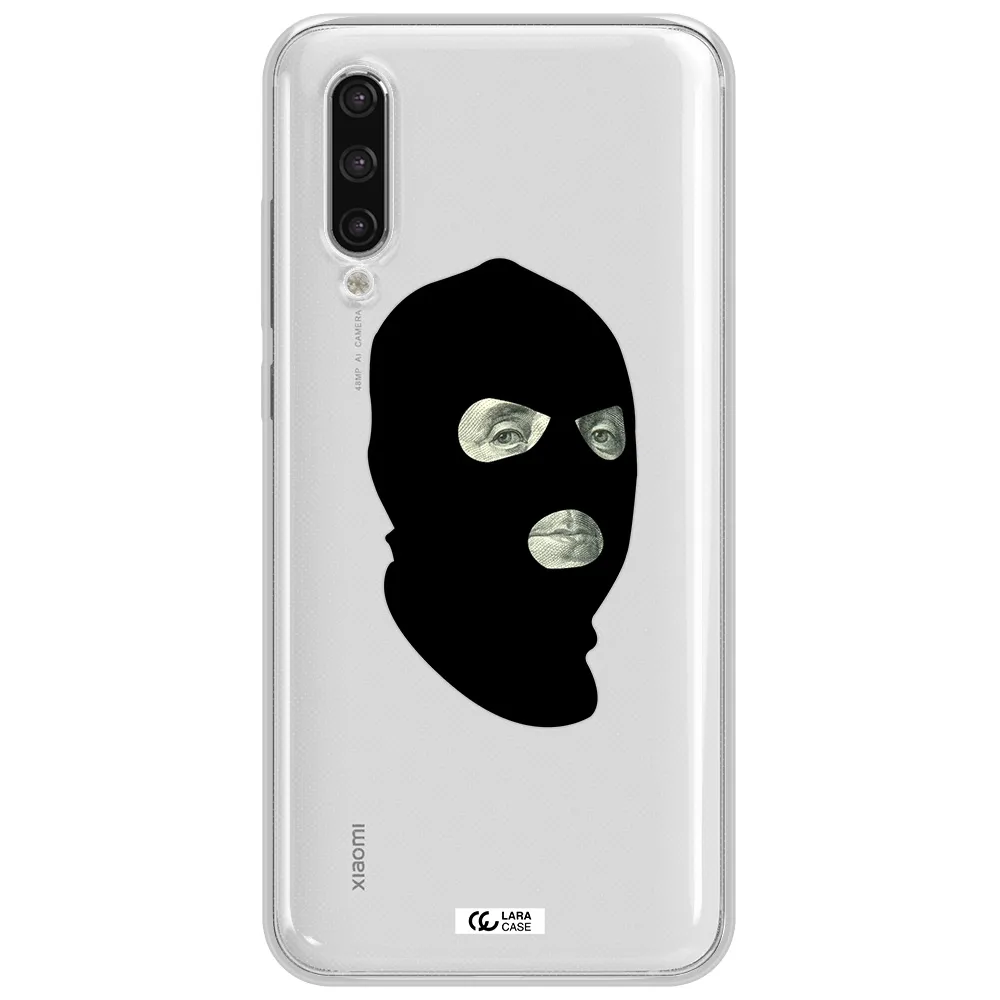 A Person Wearing A Mask Xiaomi Mi 9 Lite Clear Tpu Case