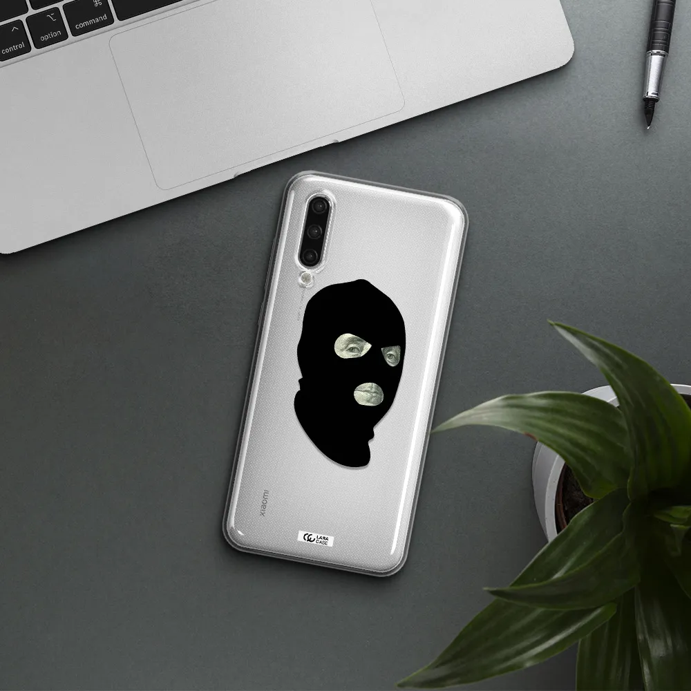 A Person Wearing A Mask Xiaomi Mi 9 Lite Clear Tpu Case