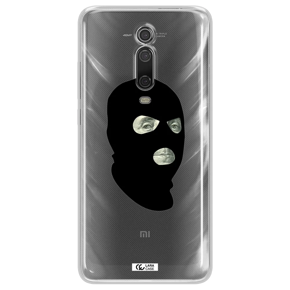 a person wearing a mask Xiaomi Mi 9T Clear TPU Case