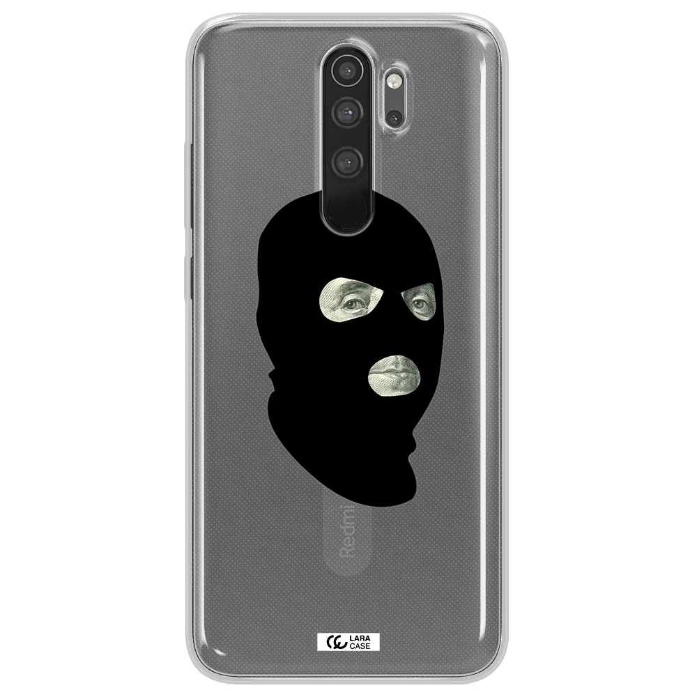 a person wearing a mask Xiaomi Note 8 Pro Clear TPU Case