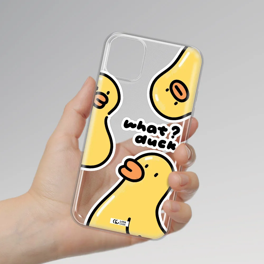 a group of yellow ducks Apple iPhone 11 Clear TPU Case