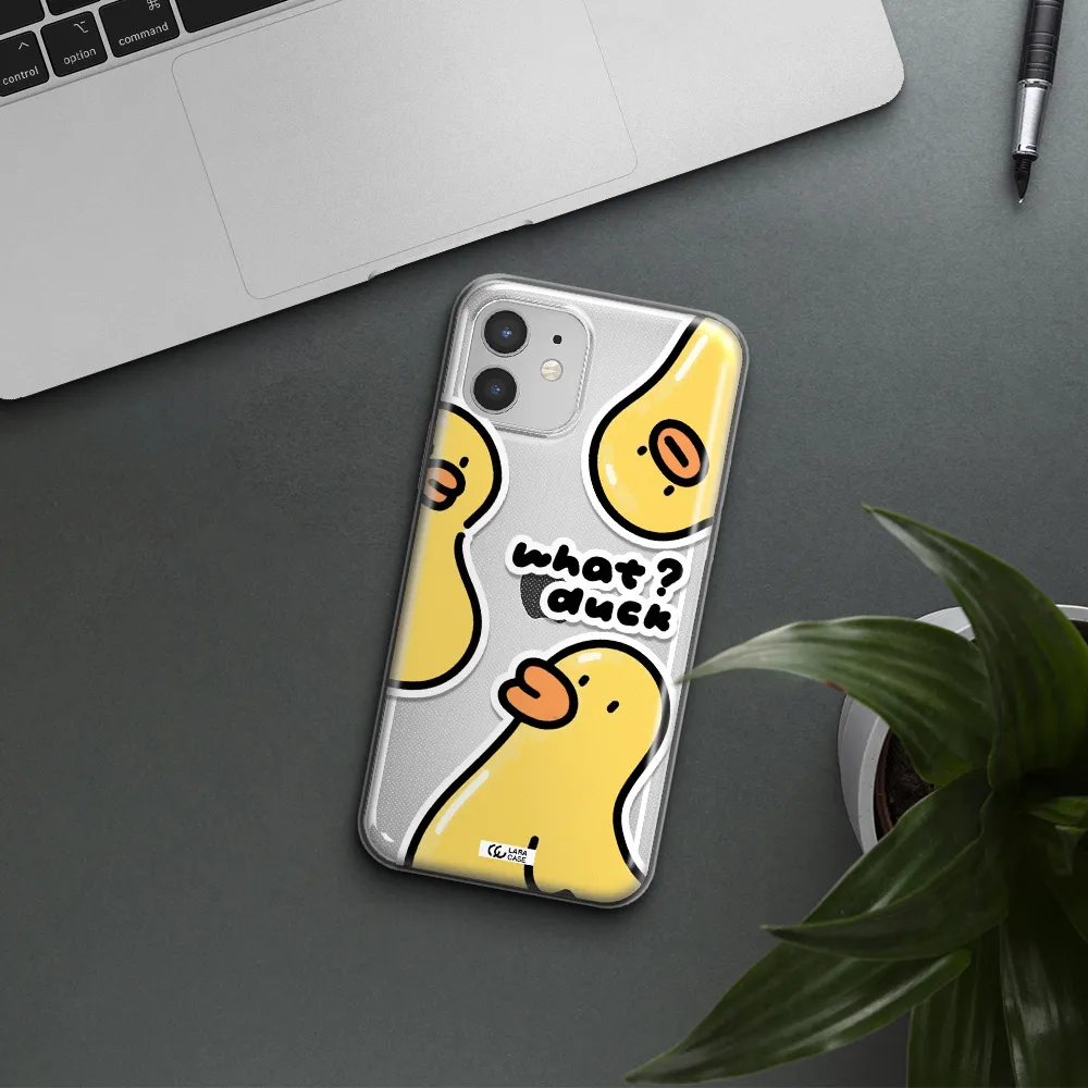 a group of yellow ducks Apple iPhone 12 mini Clear TPU Case