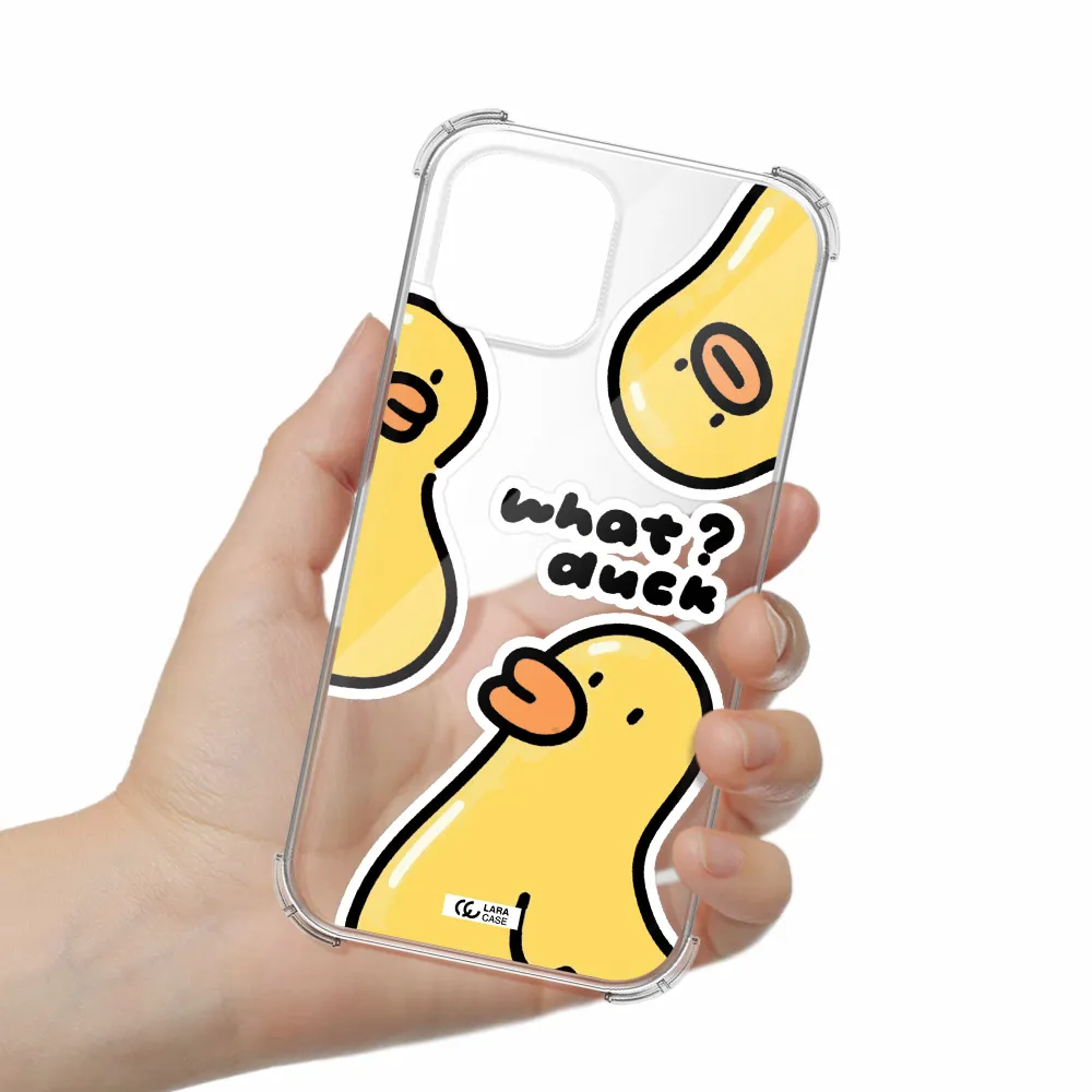 a group of yellow ducks Apple iPhone 12 pro Clear PC Case