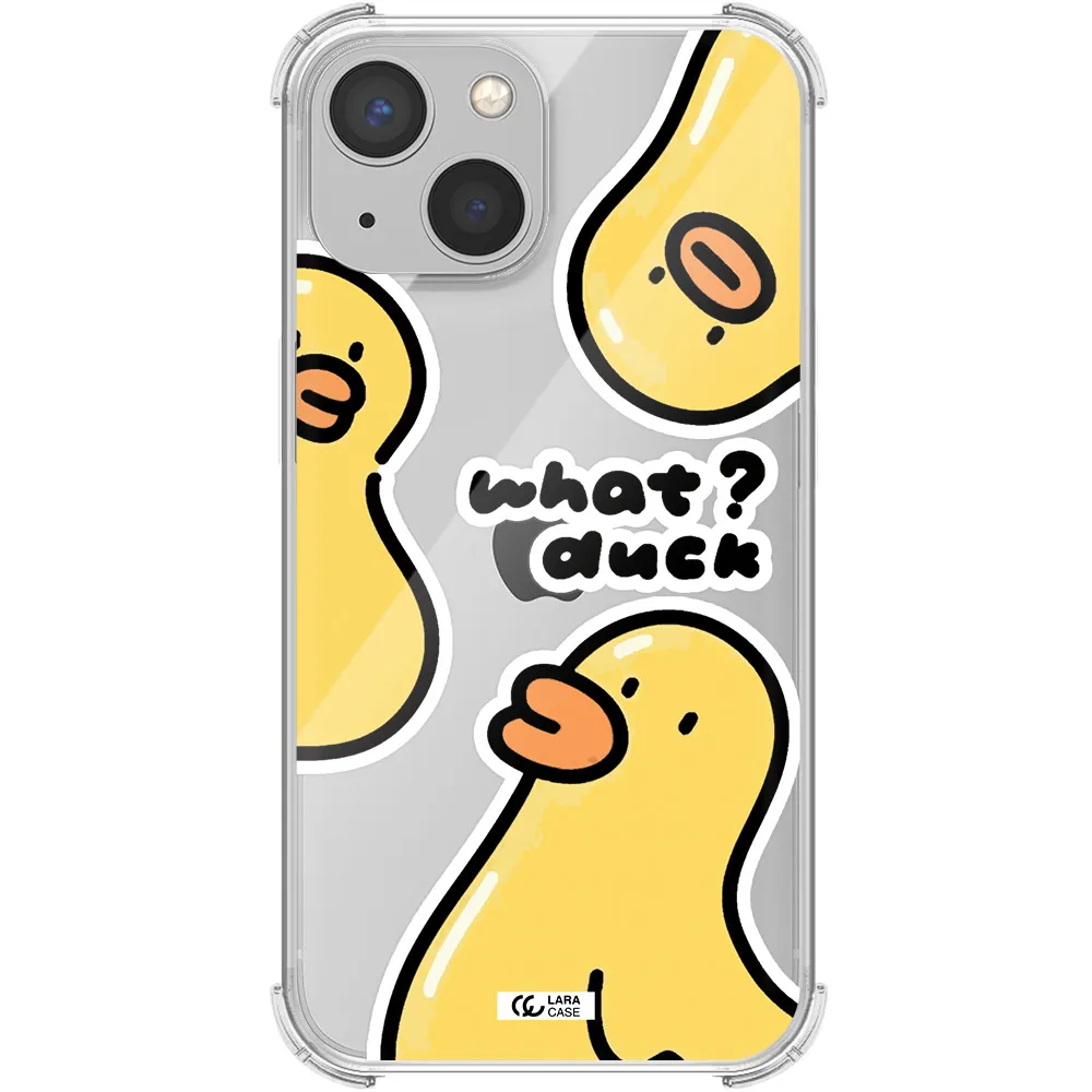 a group of yellow ducks Apple iPhone 13 mini Clear PC Case