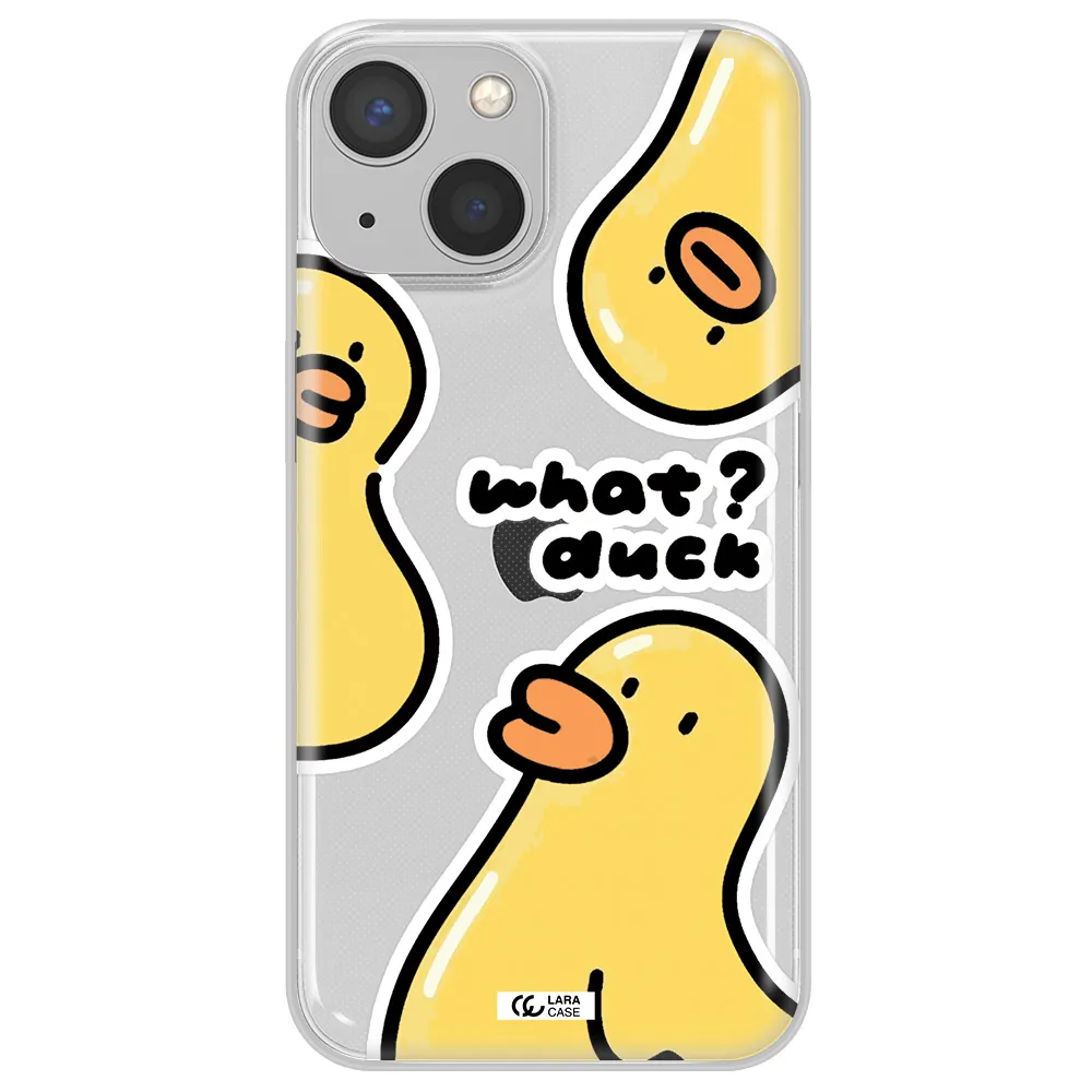 a group of yellow ducks Apple iPhone 13 mini Clear TPU Case