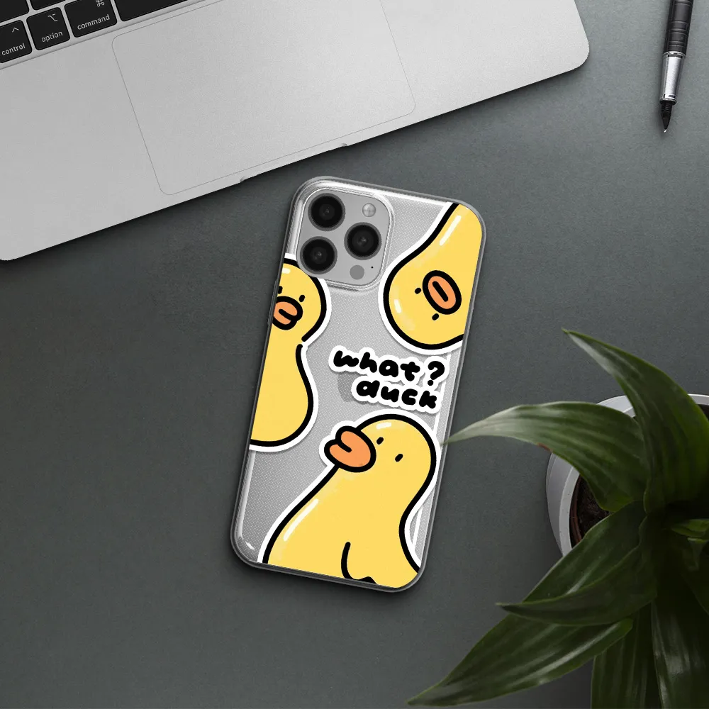 a group of yellow ducks Apple iPhone 13 Pro Clear TPU Case