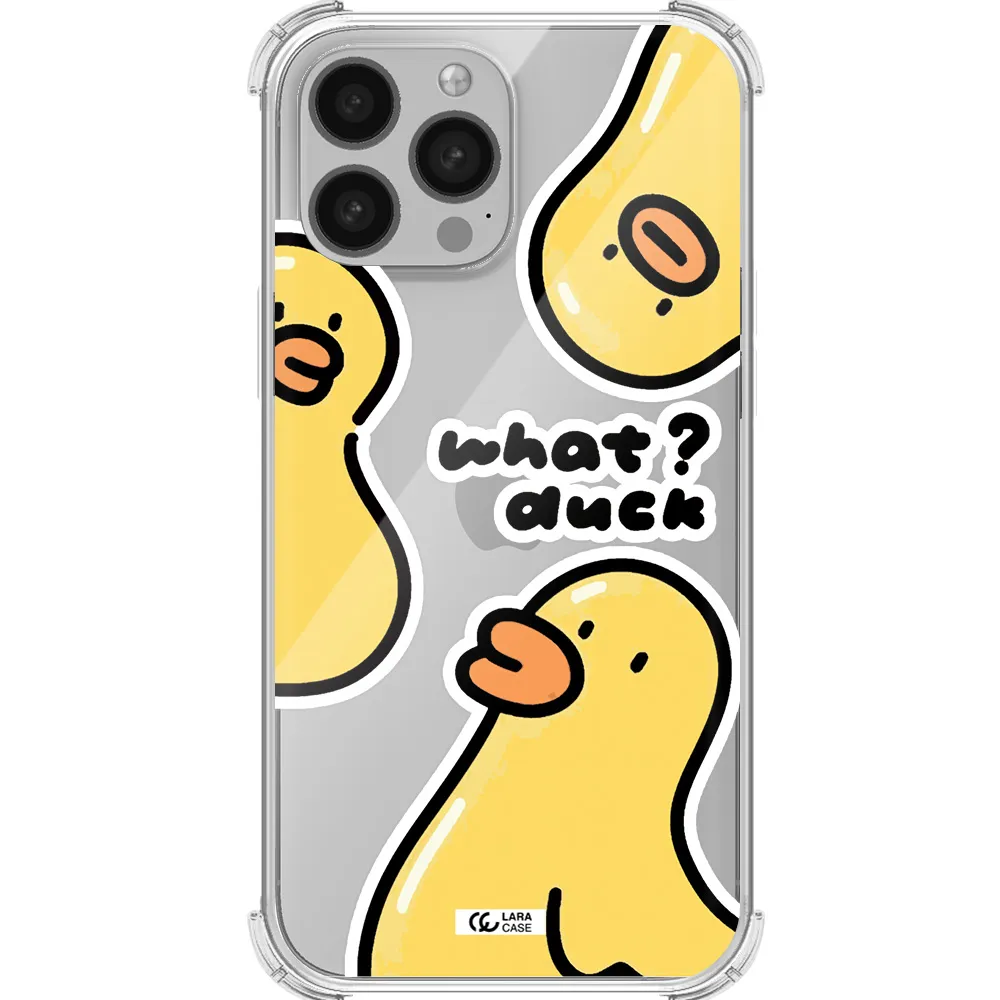a group of yellow ducks Apple iPhone 13 Pro Max Clear PC Case