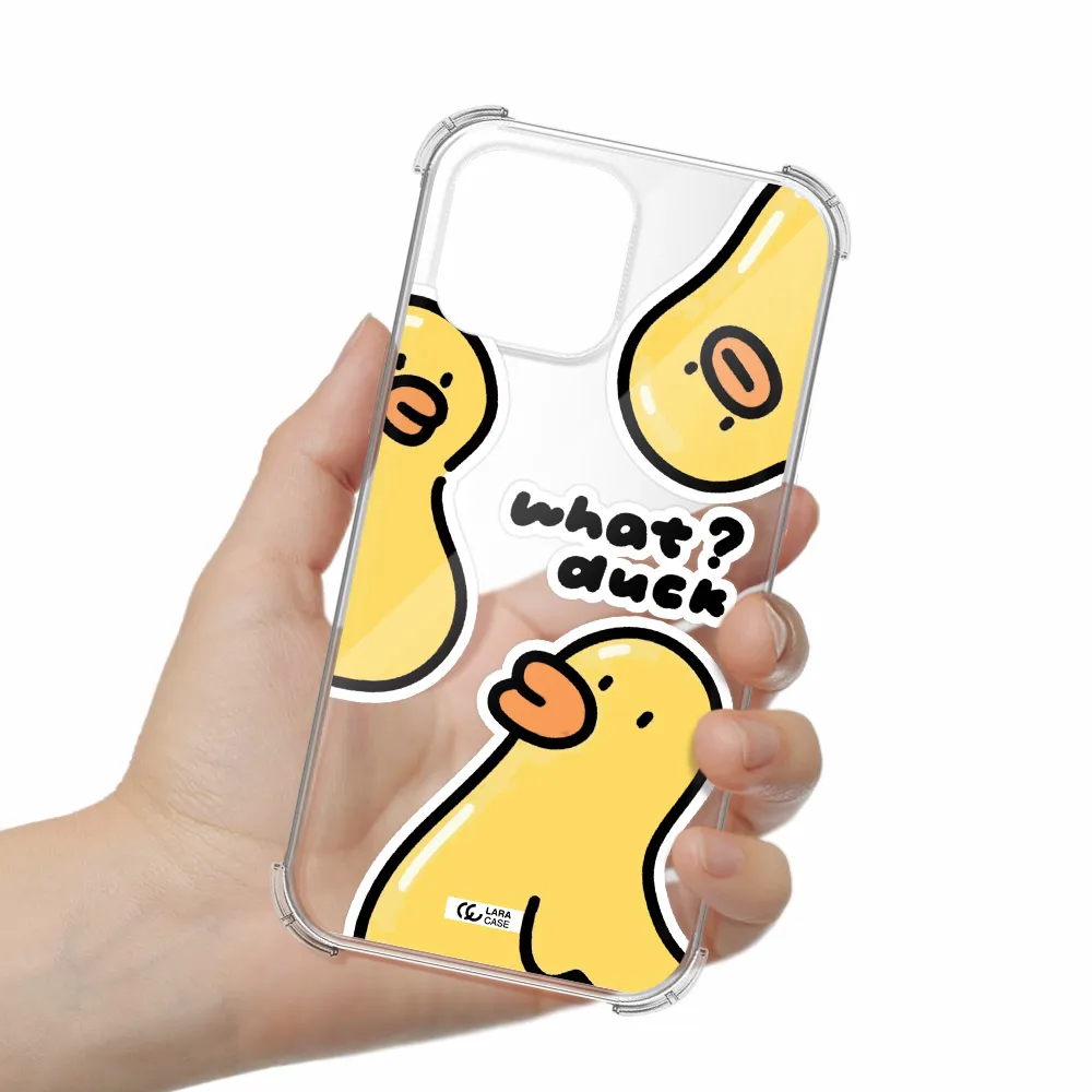 a group of yellow ducks Apple iPhone 13 Pro Max Clear PC Case