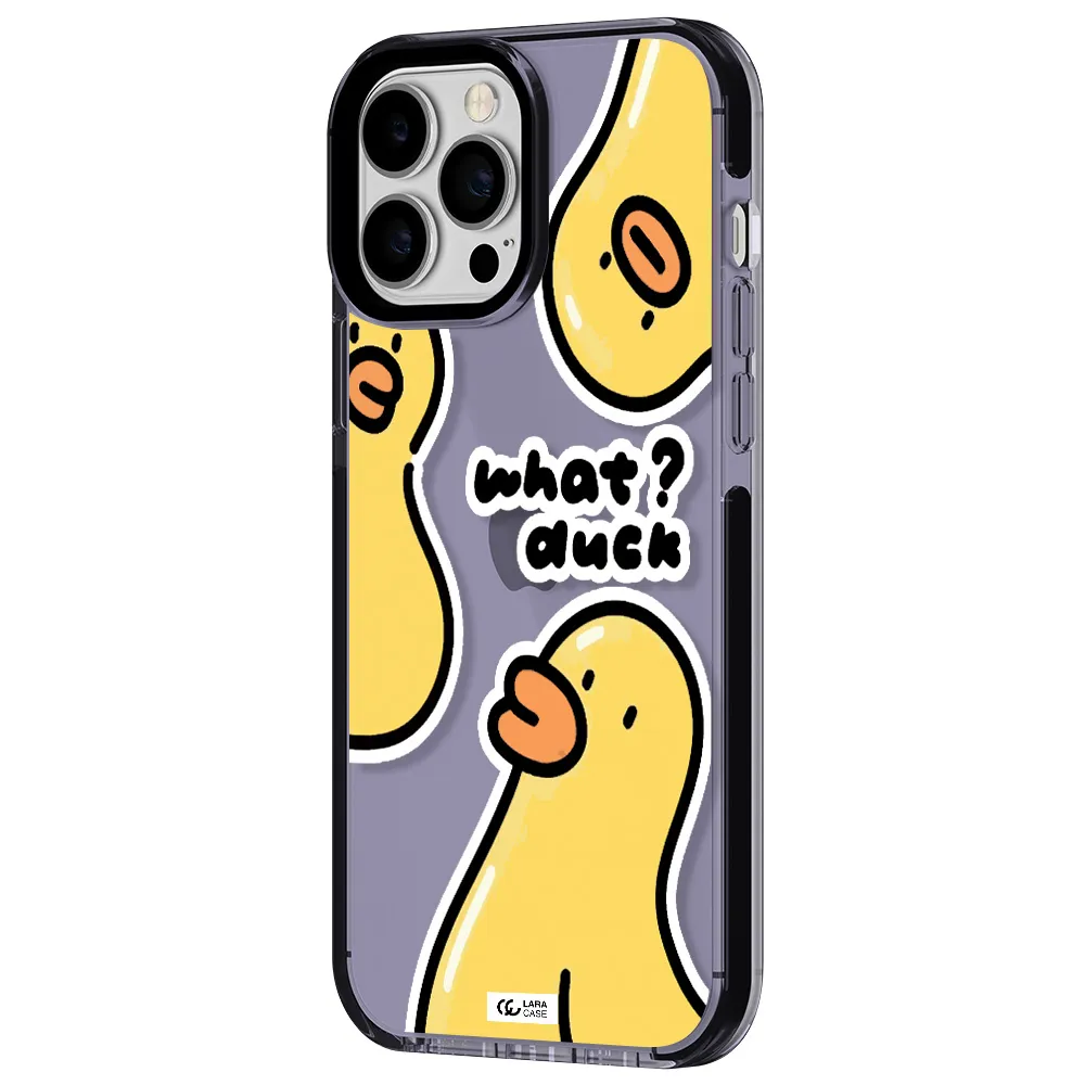 a group of yellow ducks Apple iPhone 13 Pro Max impact Lilac Case