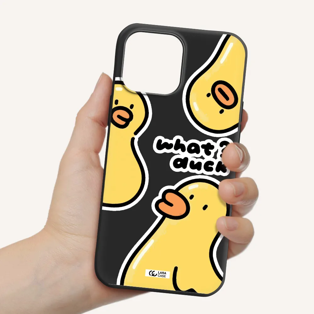 a group of yellow ducks Apple iPhone 13 Pro Silicone black Case