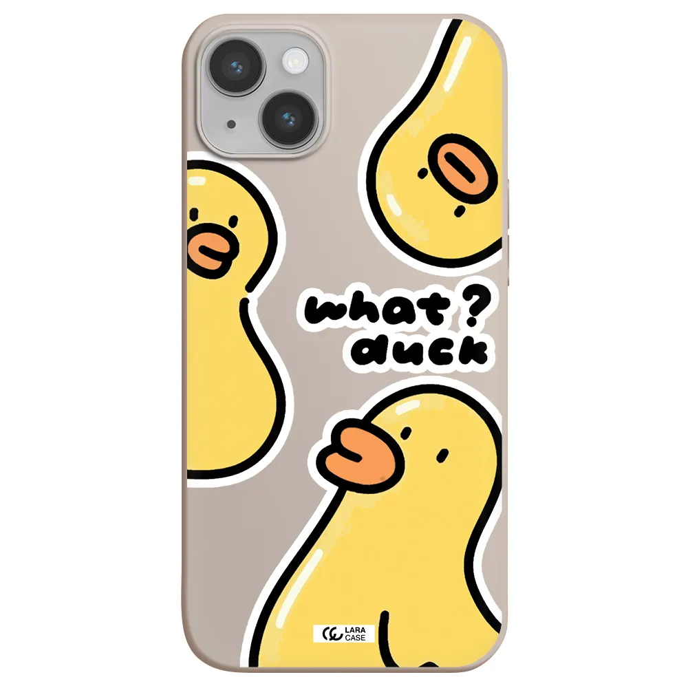 a group of yellow ducks Apple iPhone 14 plus Silicone Stone Case