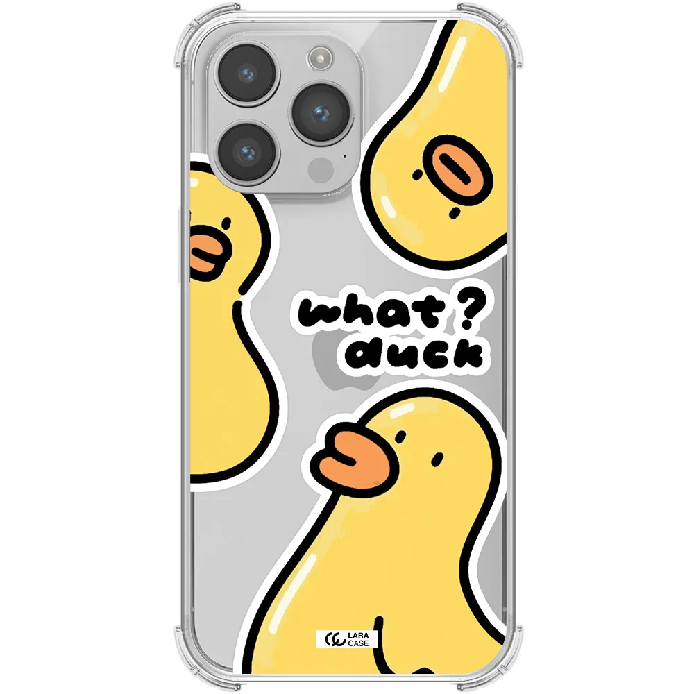 a group of yellow ducks Apple iPhone 14 pro Clear PC Case