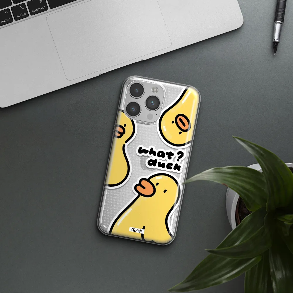 a group of yellow ducks Apple iPhone 14 pro Clear TPU Case