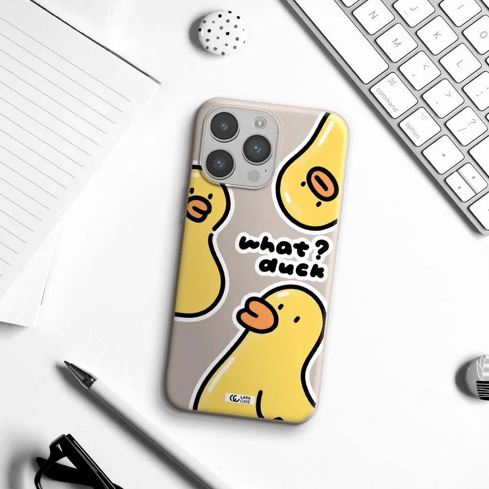 a group of yellow ducks Apple iPhone 14 pro Silicone Stone Case