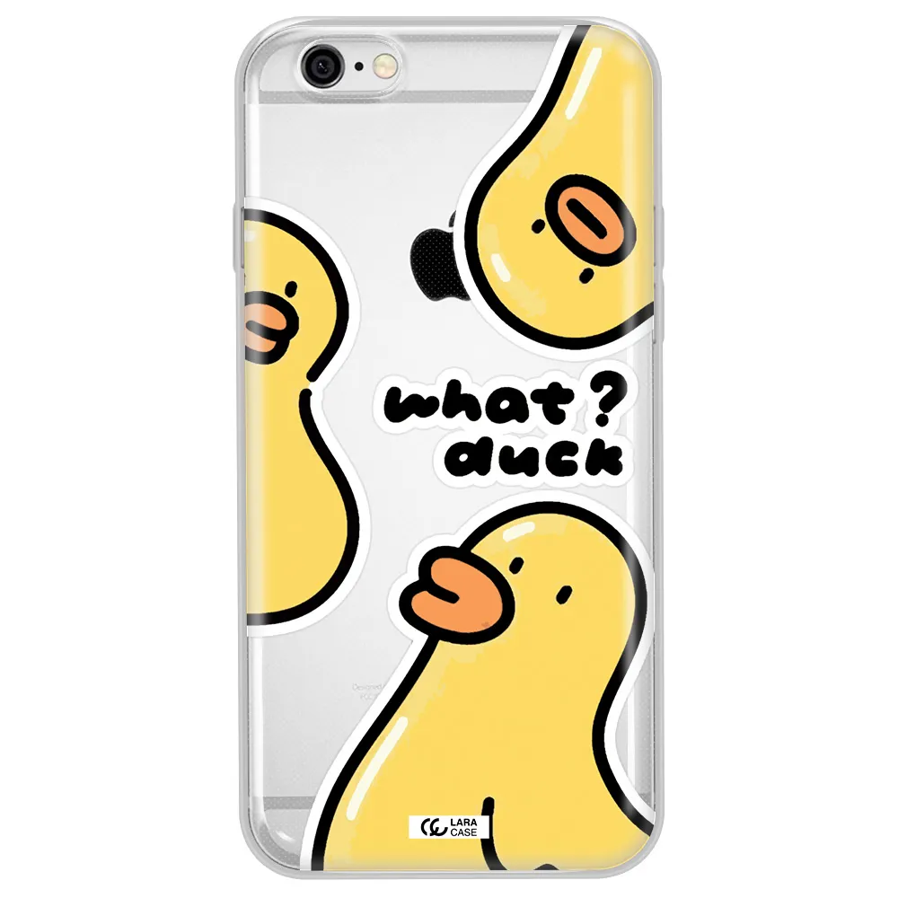 a group of yellow ducks Apple iPhone 6 plus Clear TPU Case