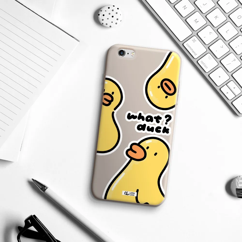 a group of yellow ducks Apple iPhone 6 plus Silicone Stone Case