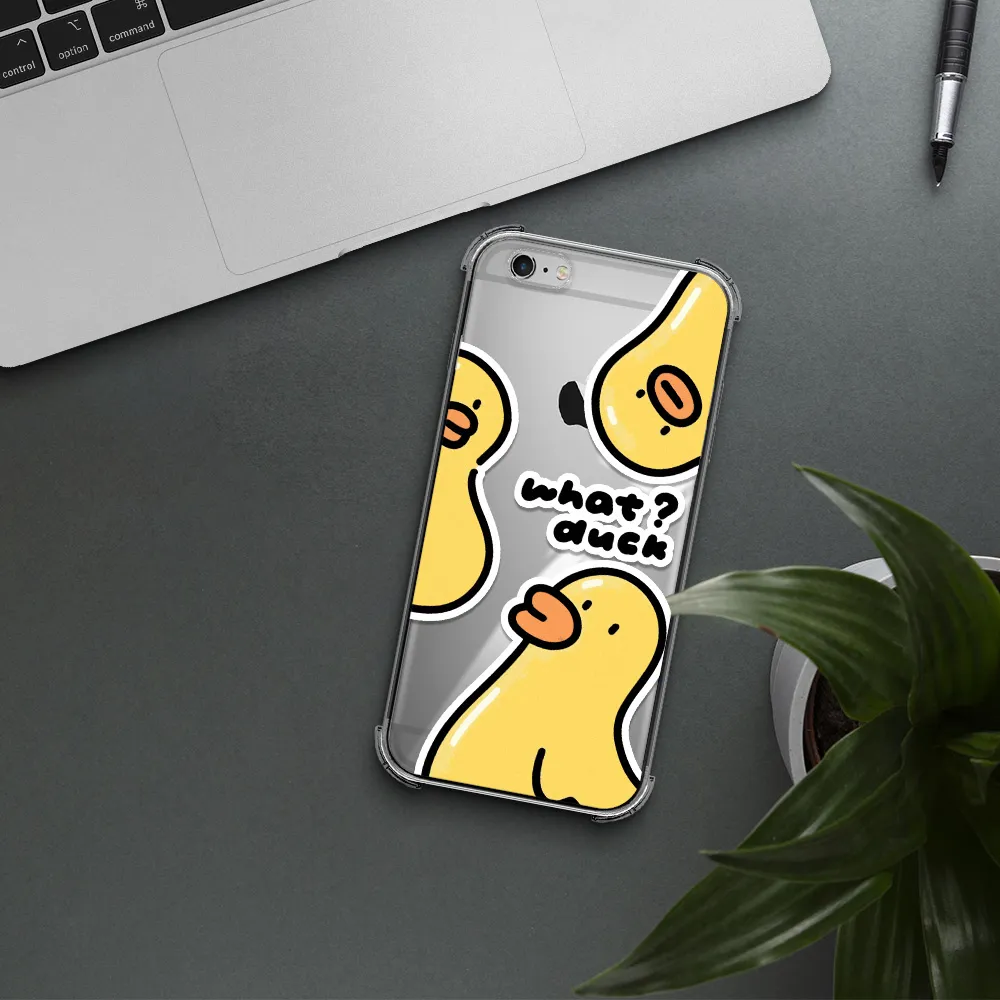 a group of yellow ducks Apple iPhone 6 s plus Clear PC Case