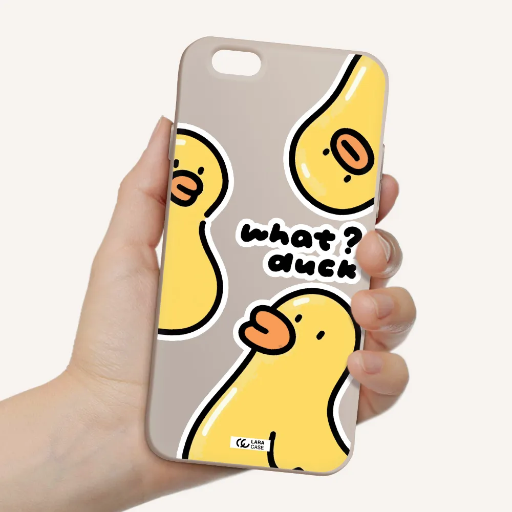 a group of yellow ducks Apple iPhone 6 Silicone Stone Case