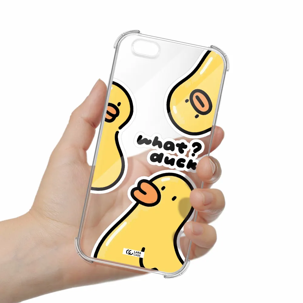 a group of yellow ducks Apple iPhone 6S Clear PC Case