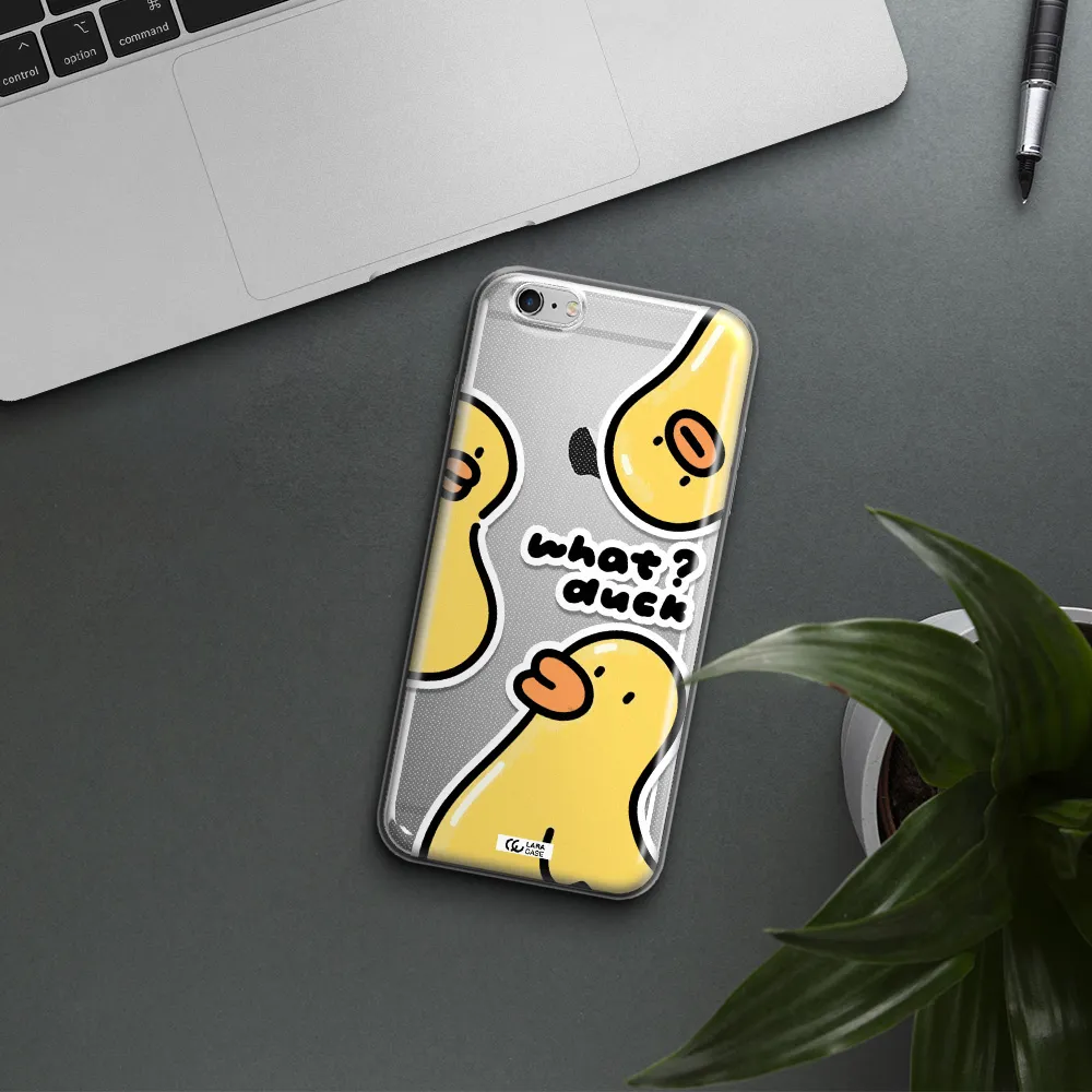 a group of yellow ducks Apple iPhone 6S Clear TPU Case