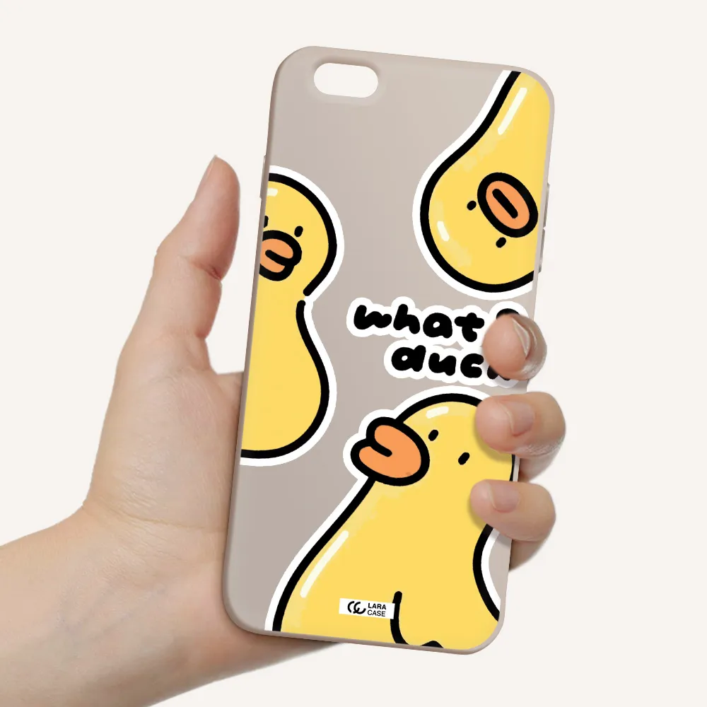 a group of yellow ducks Apple iPhone 6S Silicone Stone Case