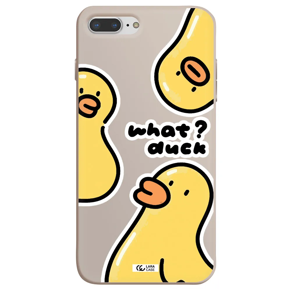 a group of yellow ducks Apple iPhone 8 plus Silicone Stone Case