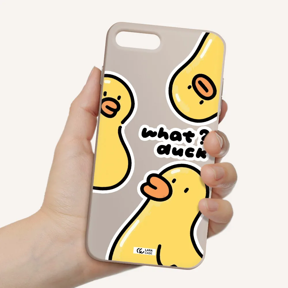 a group of yellow ducks Apple iPhone 8 plus Silicone Stone Case