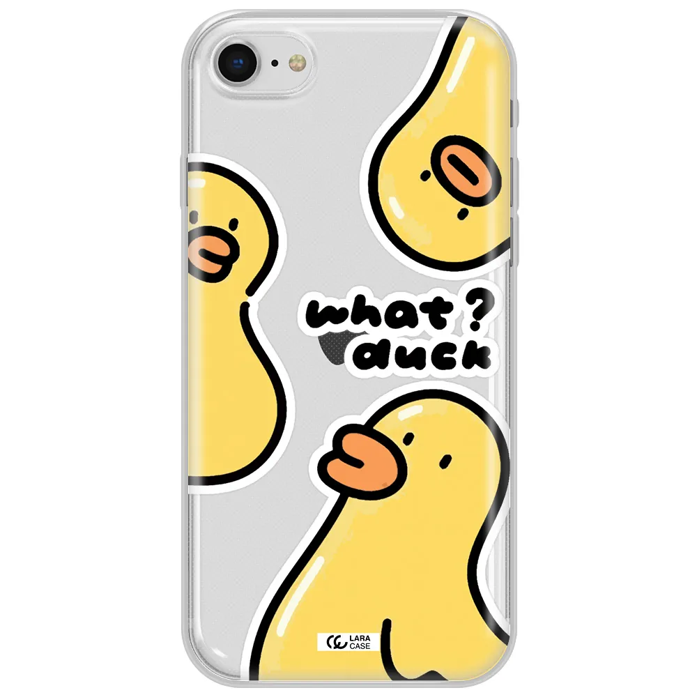 A Group Of Yellow Ducks Apple Iphone Se 2020 Clear Tpu Case