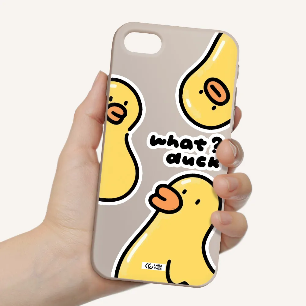 a group of yellow ducks Apple iPhone se 2020 Silicone Stone Case