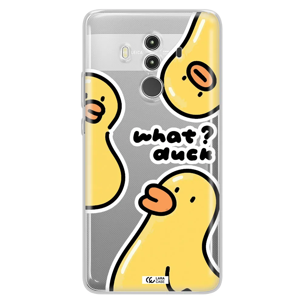 a group of yellow ducks Huawei Mate 10 Clear TPU Case