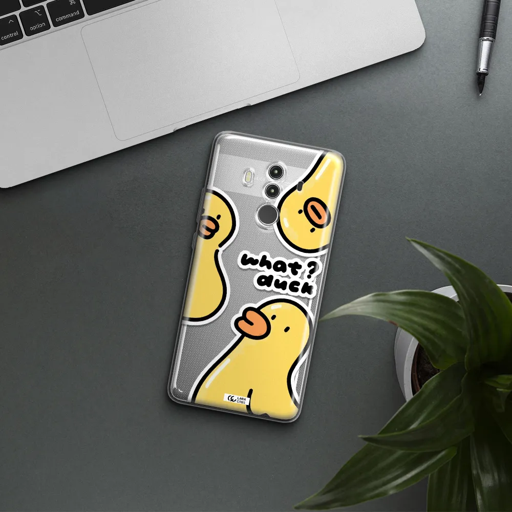 a group of yellow ducks Huawei Mate 10 Clear TPU Case