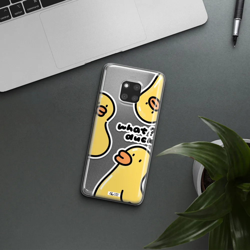 a group of yellow ducks Huawei Mate 20 Pro Clear TPU Case
