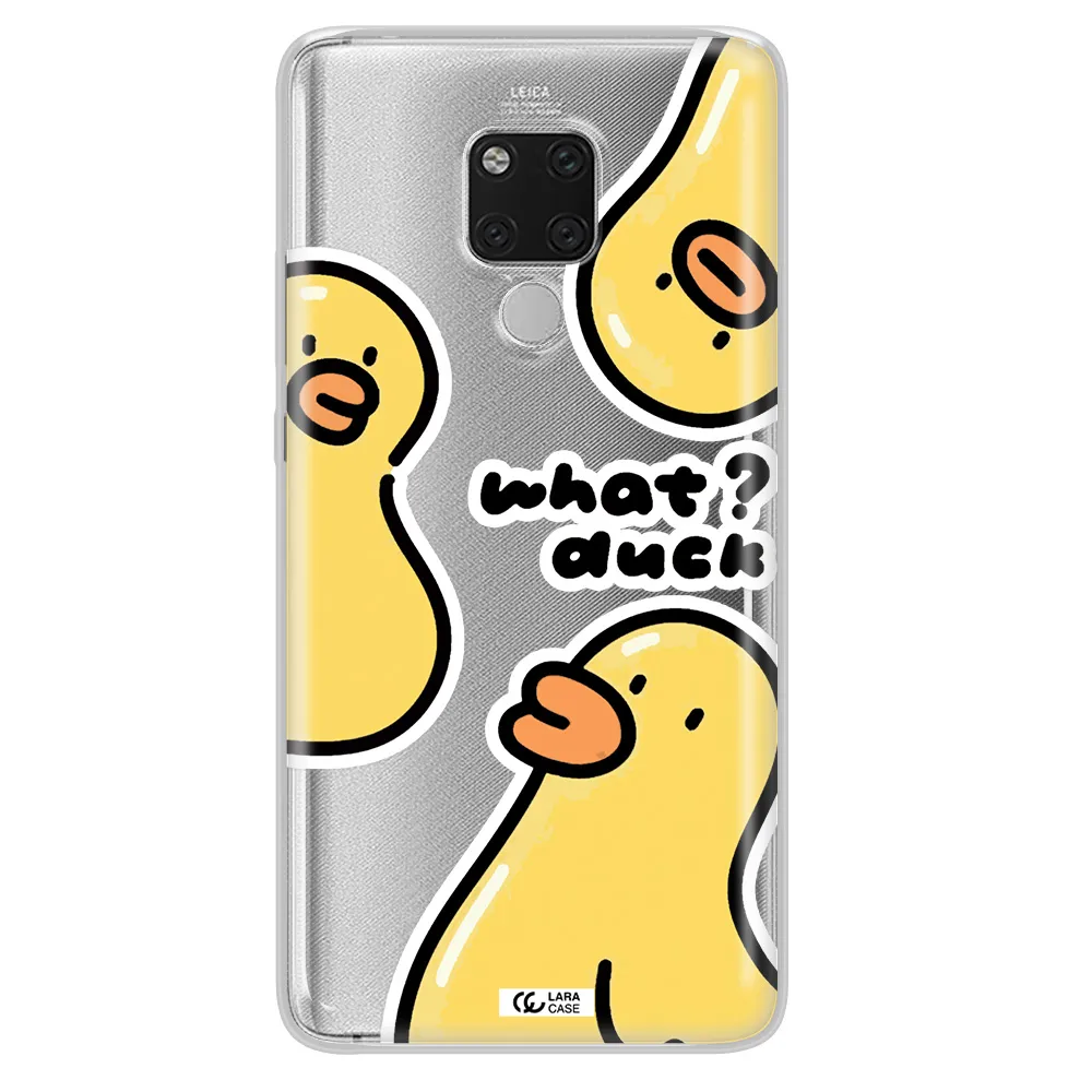 a group of yellow ducks Huawei Mate 20X Clear TPU Case