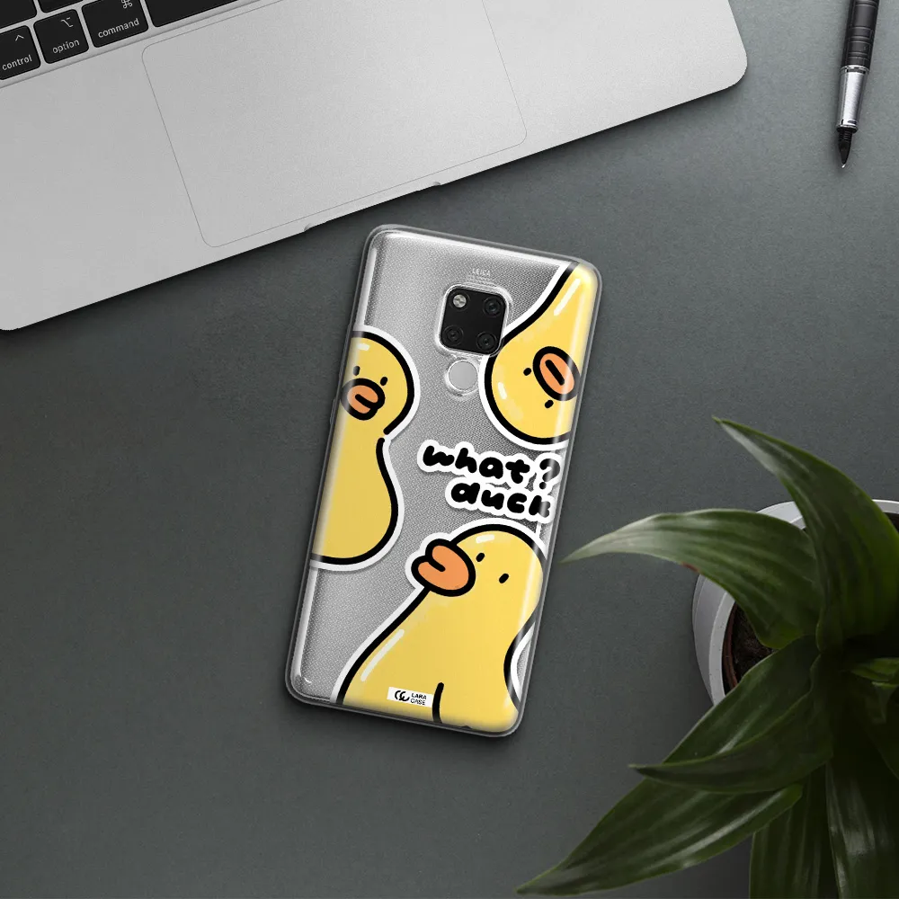 a group of yellow ducks Huawei Mate 20X Clear TPU Case