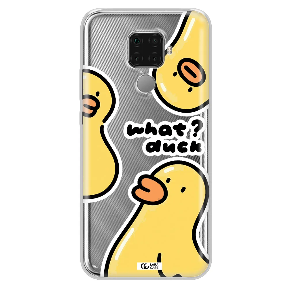 a group of yellow ducks Huawei Mate 30 Lite Clear TPU Case