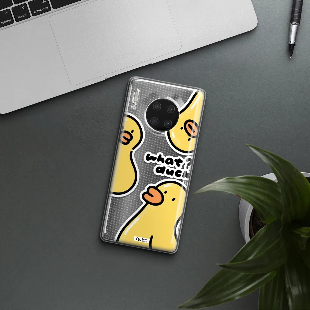 a group of yellow ducks Huawei Mate 30 Pro Clear TPU Case