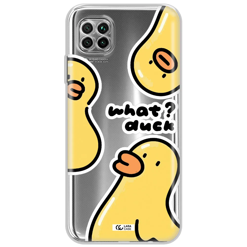 A Group Of Yellow Ducks Huawei Nova 7I Clear Tpu Case