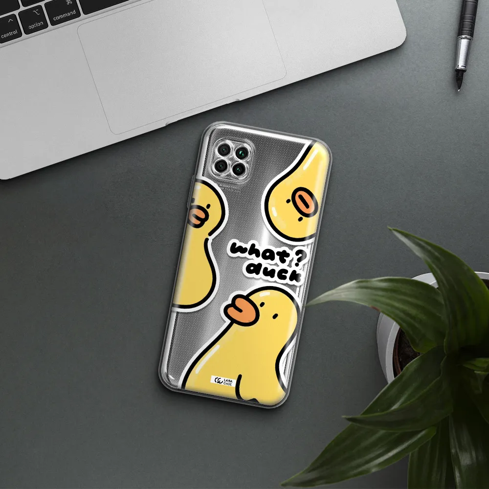 A Group Of Yellow Ducks Huawei Nova 7I Clear Tpu Case